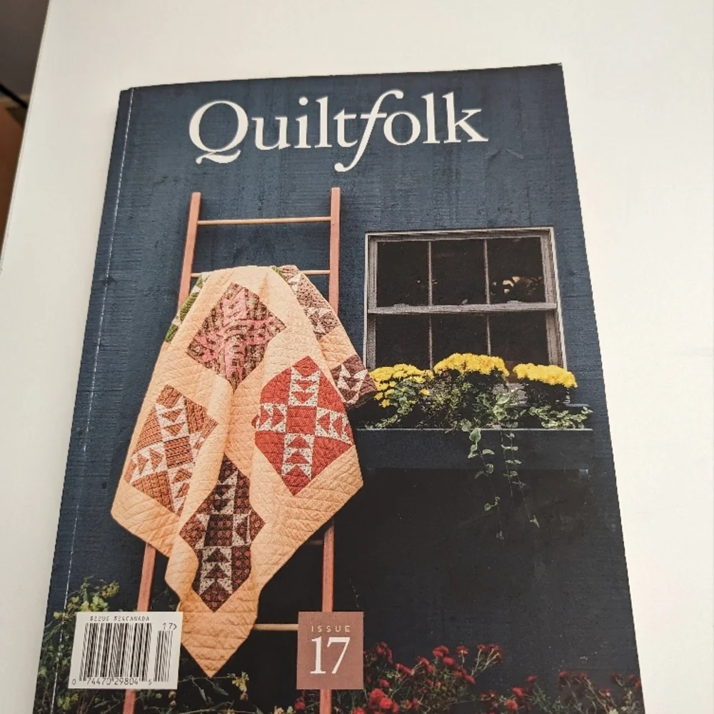 Quiltfolk Issue 16 and 17 Quarterly Magazine Bundle, no Ads just quilt stories!